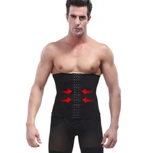 Человек талии корректирующий корсет шейкер корсет регулируемый пояс для похудания Для мужчин пояс для моделирования тела body shaper фитнесс пот Корректирующее белье