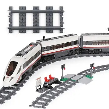 

18pcs Straight Train Track Railroad Non-Powered Rail Accessories Kid Toy for Legoe Building Blocks Set Bricks Model Kids Toys