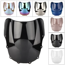 ZZR400 ZZR600 Double Bubble Windshield Windscreen For KAWASAKI ZZR 400 1993-2007 & ZZR 600 1993 1994 1995 1996 1997 1998-2004 ZZR400 ZZR600 Double Bubble Windshield Windscreen For KAWASAKI ZZR 400 1993-2007 & ZZR 600 1993 1994 1995 1996 1997 1998-2004