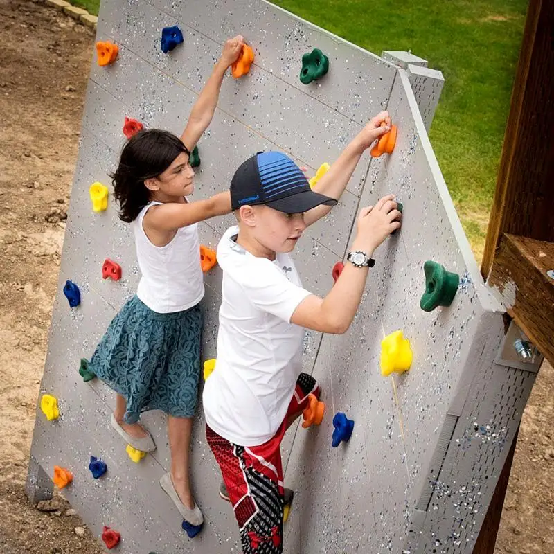 

2018 New Kids Rock Wall Climbing Hand Holds with Hardware Screw