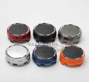 

Ambul Brand 4 pcs Wheel center hub caps emblem 75mm Red Black Silver Grey Blue for Wheels A00040009003594