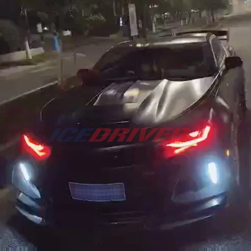 Icedriver для Chevrolet Camaro DRL RGB разноцветные светодиодные платы 2015-2017 дневные ходовые