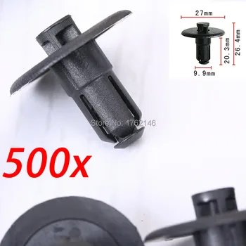 

500 Pcs Retainer Clips Radiator Support Clips 25695687 For Buick Lucerne Auveco #19892 Cadillac Seville Deville 2009 On