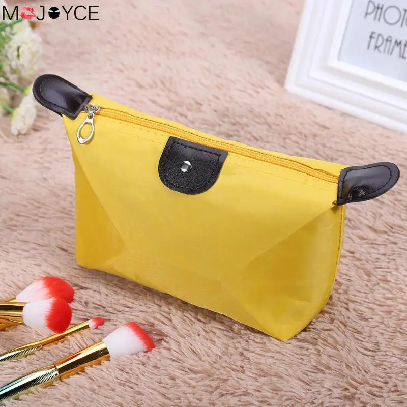 

Fashion Candy Color Makeup Bag Women Dumpling Cosmetic Bags Soft Portable Make Up Bag 11 Colors Travel Cosmetic Case Storages