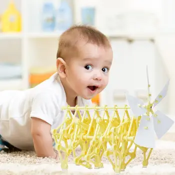 

Children Puzzle DIY Assembled Wind Power Beast Toy Intellectual Toy Gift