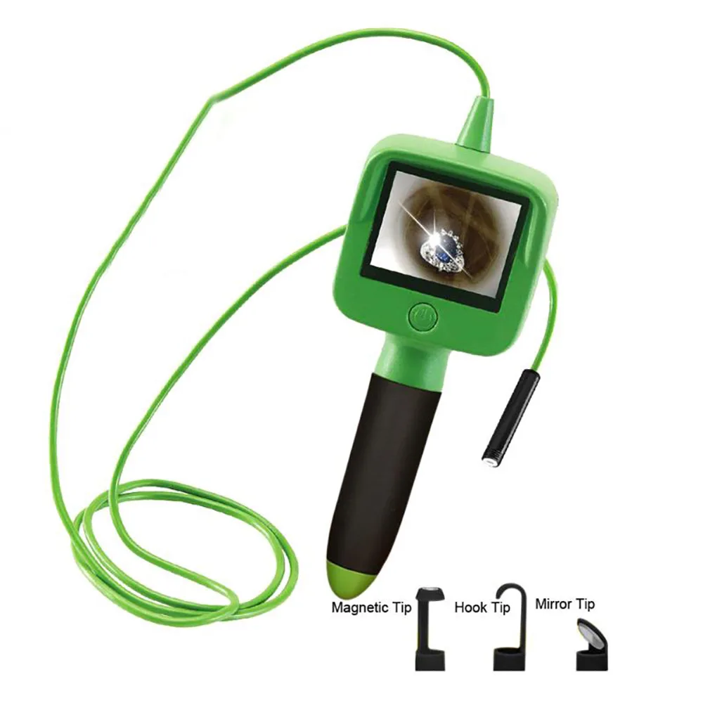 

Home Endoscope HD Electronic Endoscope Bore-Scopes Magnifying Screen Handheld Magnifying Glass With Led Lights Helping Hand