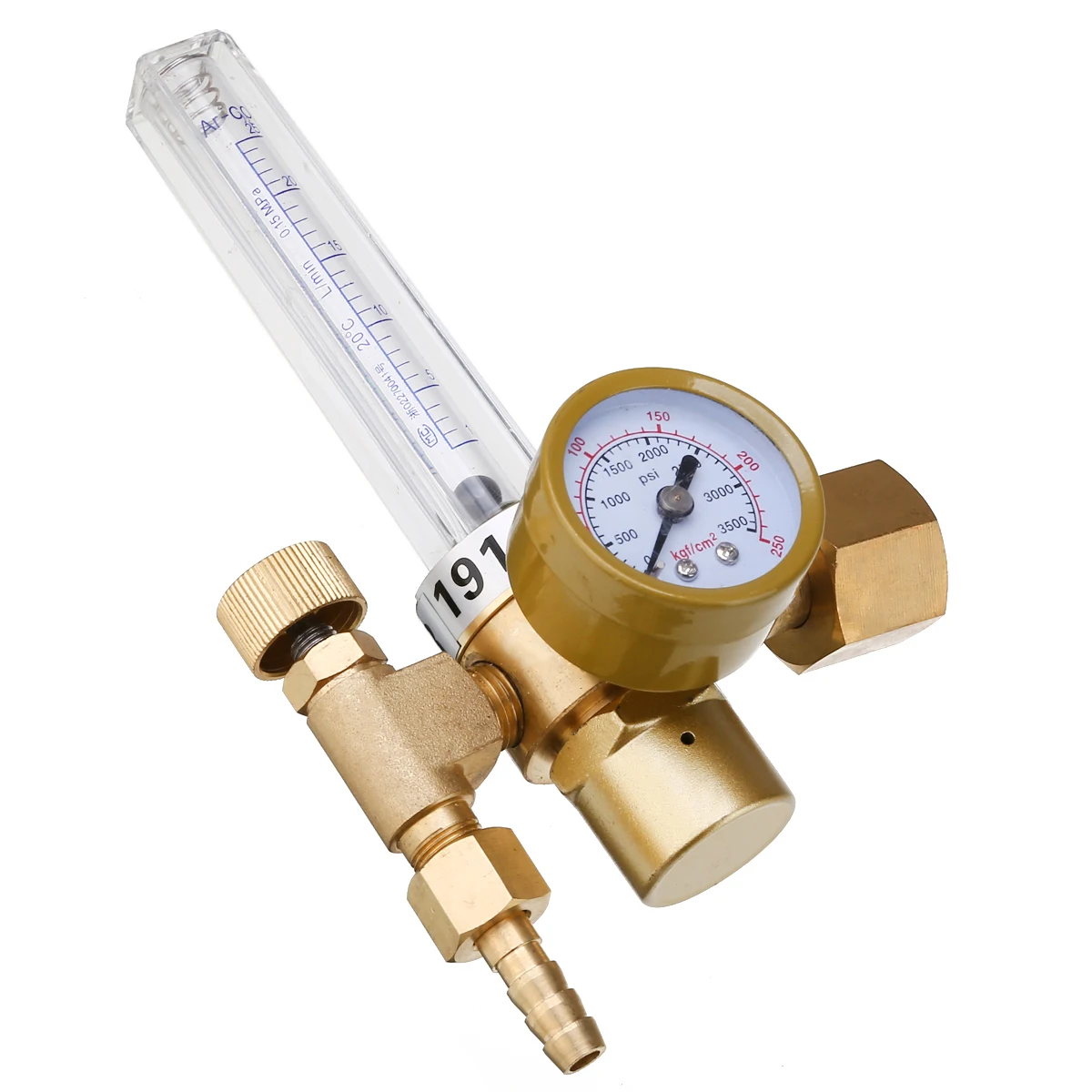 

1pc Copper Gas Regulator Flowmeter Argon CO2 Mig Tig Flow Meter Welding Weld Gauge Argon Regulator Pressure Reducer