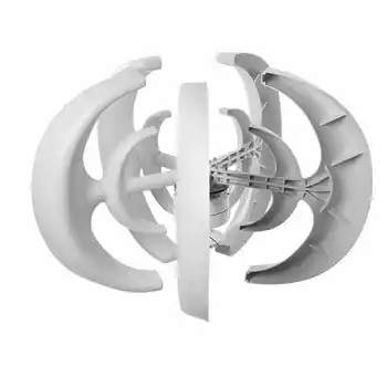 

Small Size vertical 450W 12V 24V 48V 5 Blades Wind Turbine Generator Power with free DC Charger Controller
