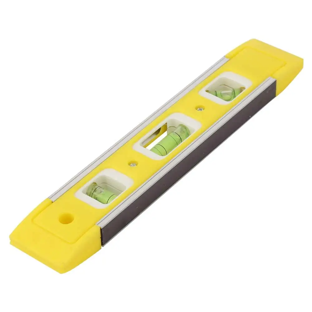 

230mm Magnetic Spirit Level 9 inch Accuracy Magnetic Mini Torpedo Spirit Level Triple Bubble Measurement Tool