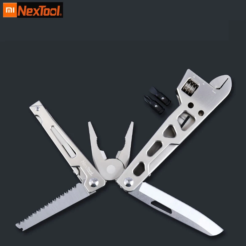 Kaufen Xiaomi Mijia multi funktion Folding Messer Flasche Opener Schraubendreher Zangen Edelstahl Armee Messer Jagd Outdoor Camping 1