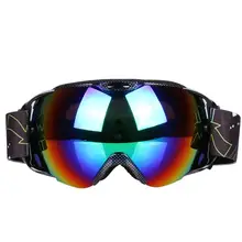 7 стилей лыжные очки мужские и женские двойные линзы UV400 Анти-Туман Лыжные очки снежные очки Взрослые лыжи сноуборд очки