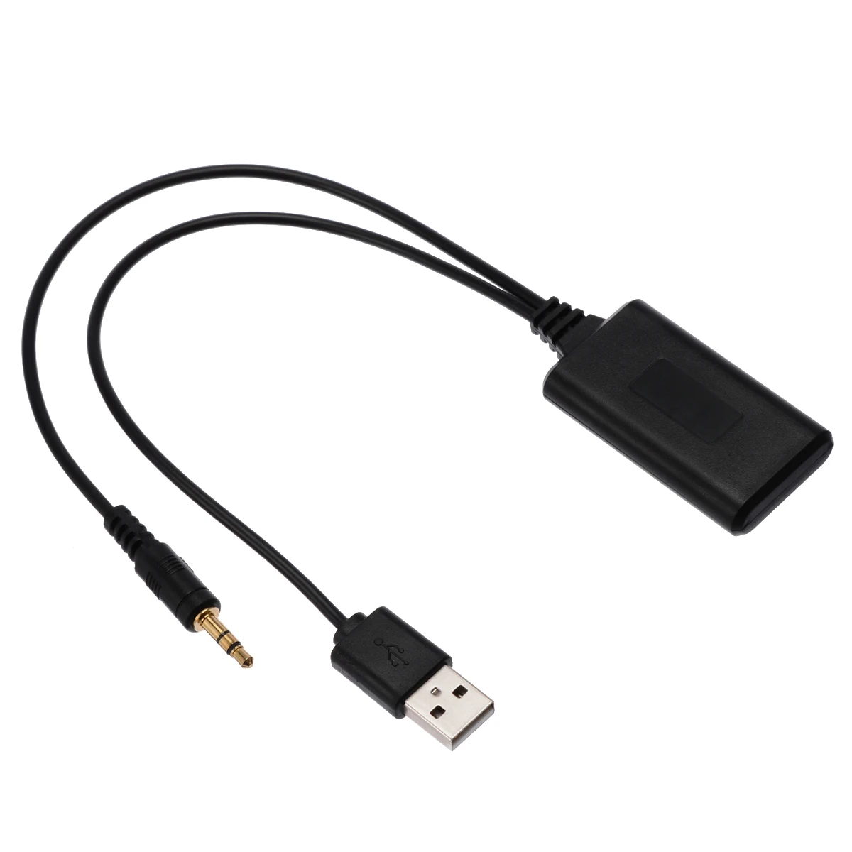 

1pc 12V Bluetooth Module Adapter Wireless Radio Stereo AUX Cable Adapter USB 3.5MM Jack Plug For BMW E60 04-10 E63 E64 E61