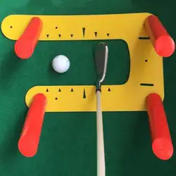 Для обучения махам в гольфе ватин позиционный u-образный линейка Pad Гольф Практика вспомогательная коррекция Pad #20