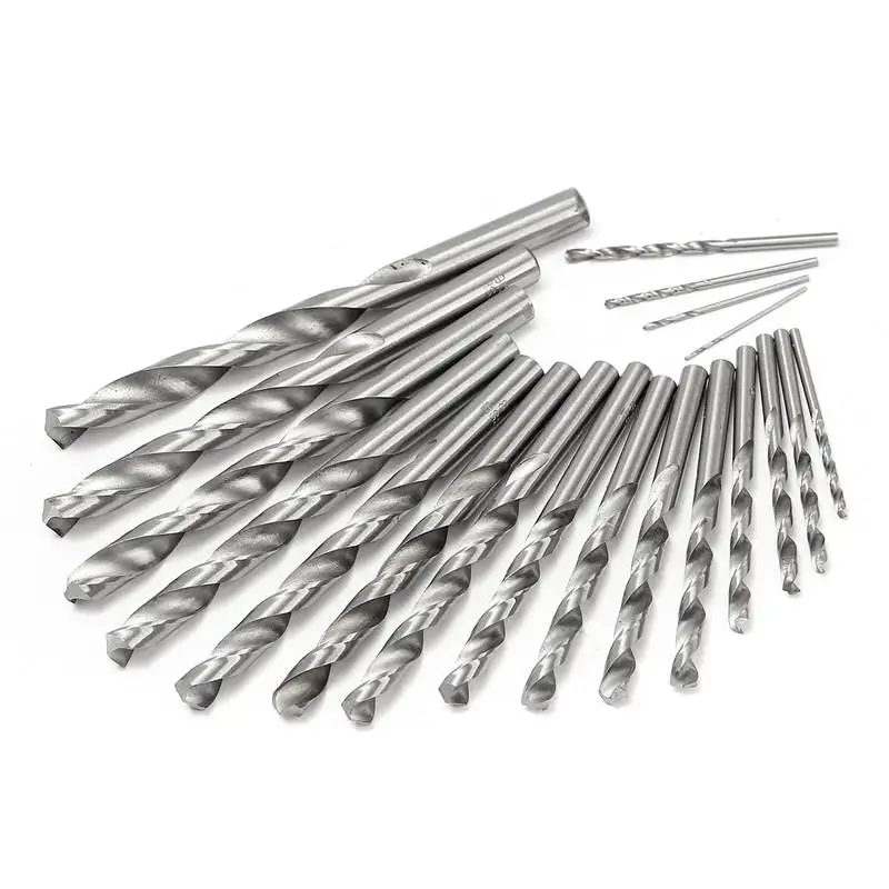 

19pcs HSS Drill Bit Set for Woodworking Metric Twist Metal Drill Bit for Woodworking Drilling 1.5mm - 10mm Best Price