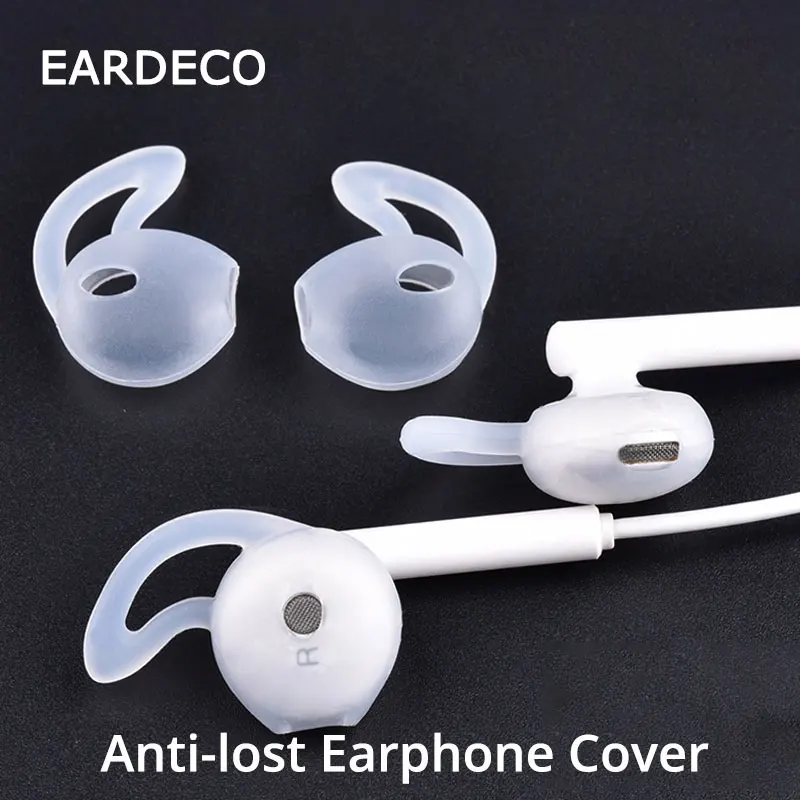 

EARDECO Earphone Accessories 1 pair Earphone Silicone Case Silicone Earbuds Cover Soft Ear Hook Eartip Ear Cap Protective Cover