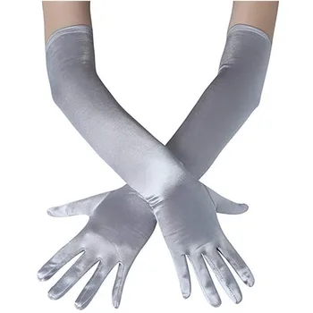 

Women Multi Function Fashion Long Gloves Satin Opera Evening Party Prom Costume Glove All Occassions