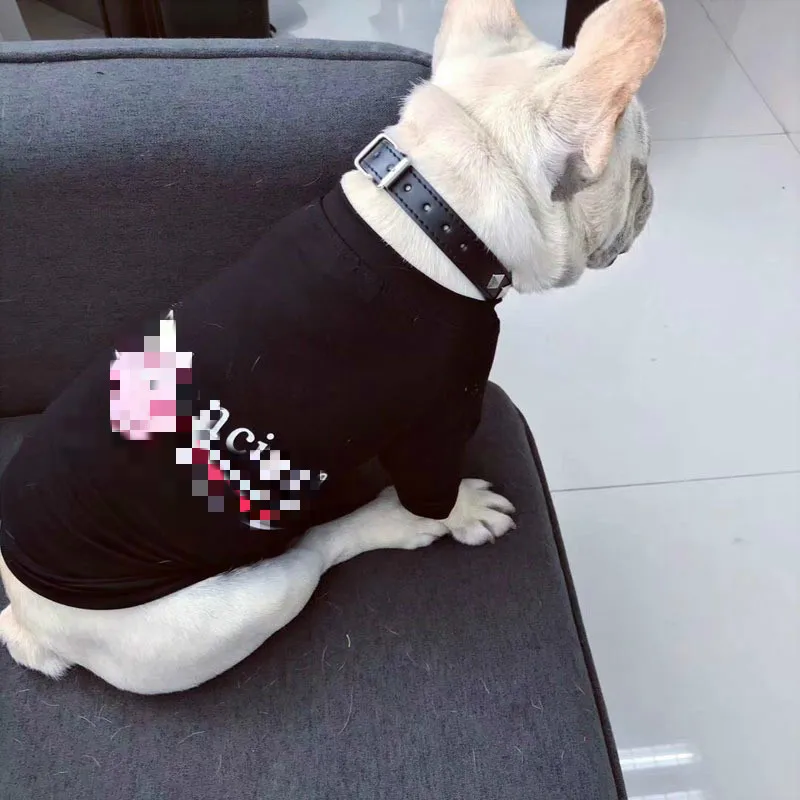 

Pet Parenting Type Clothes Parent-Child Clothes Piggy Family Type Pattern Cartoon Costumes Puppy Clothes For French Bulldog