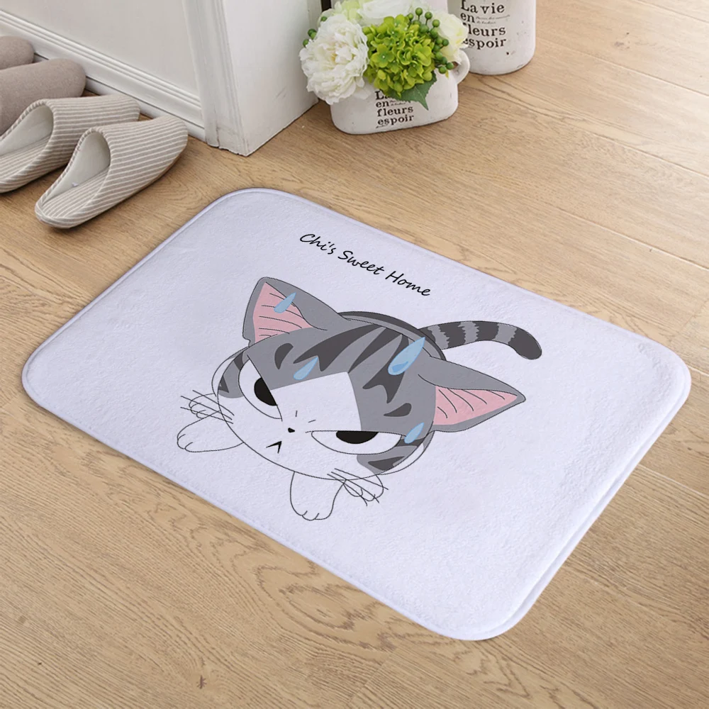 

Chri's sweet home Cat Door Mats For Entrance Door Carpet Kitchen Mat Door Mat Cat Kitchen Carpet Toilet Tapete Rug Porch Doormat