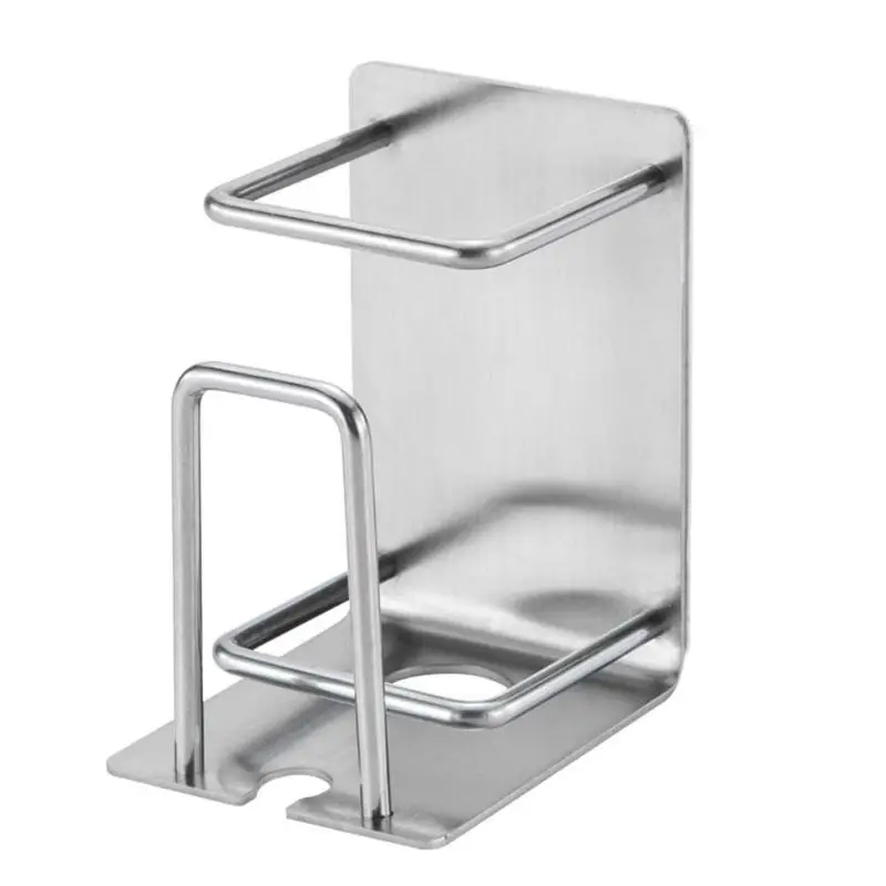 

Stainless Steel Wall Hanging Toothbrush Holder Toothpaste Storage Rack