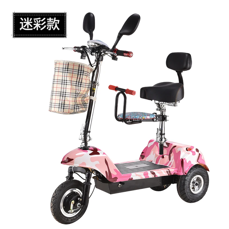 Perfect Feeling Mini Electric Power Tricycle Tricycle Electric Power Skate Vehicle Aged Electric Vehicle 3 Round Step By Step Vehicle 1