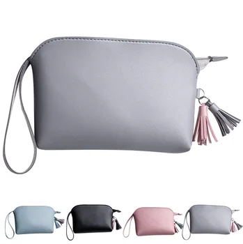 

Fashion Small Coin Purse Women's Purse Tassel Wallet Portfolio Female Pouch PU Wallet Mini Clutch Money Bag Ladies Handbags