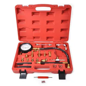 

1-10 bar Car Pressure Test Diagnostic Tools Auto Fuel Injector Injection Pump Pressure Tester Car Fuel Testing Consumption Gauge