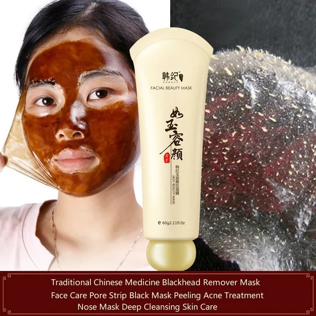 $US $17.99  HANKEY Herbs Blackhead Remover Mask Face Care Pore Strip Black Mask Deep Clean Skin Care Peeling Ac