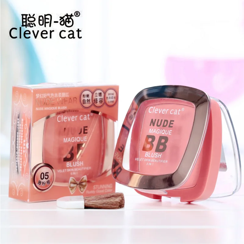 

Makeup Cheek Blush Powder 6 Color blusher different color Powder pressed Foundation Face Makeup Blusher