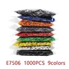 E7506 1000pcs/Pack Insulated Cord End Terminal Crimp Terminal Wire Connector Crimp Ferrules Crimping Terminals Tubular AWG #20 ► Photo 1/5