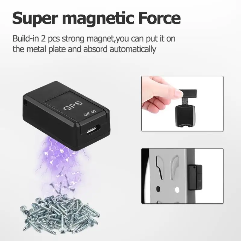  Magnetische Mini GPS Tracker Echtzeit-Tracking-Locator Auto Anti-Verloren Aufnahme GSM GPRS Trackin