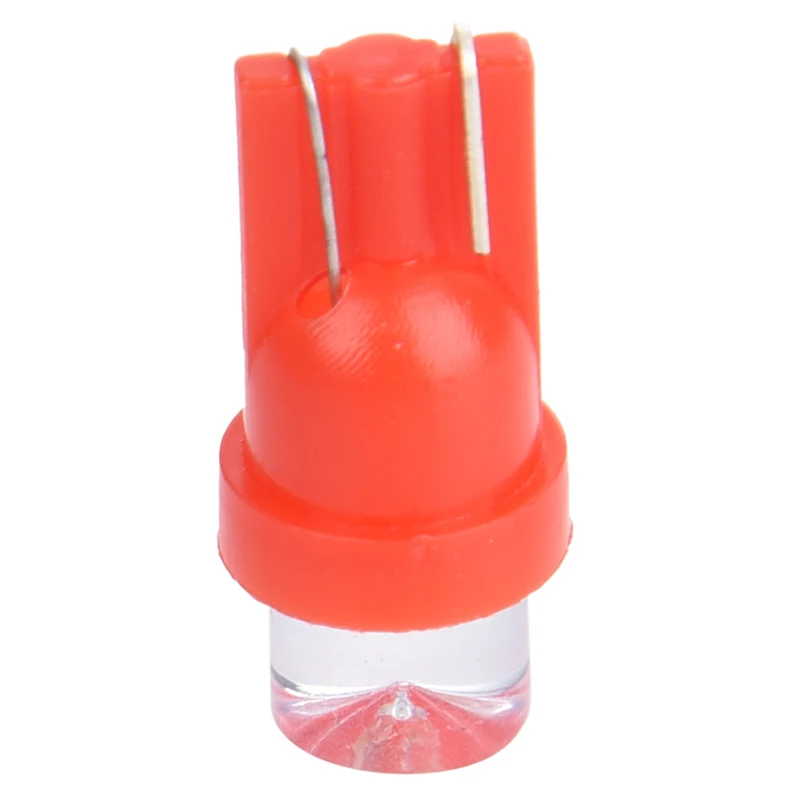 

10 X T10 W5W 501 168 194 Red LED Car Dashboard Side Wedge Light Bulb Lamp DC 12V