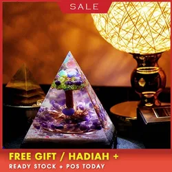 AURA REIKI Tree Of Life Orgonite Large Pyramid Improves Overtime And Night Decorations Absorbs Dirty Qi Chakra Crystal Gift AURA REIKI Tree Of Life Orgonite Large Pyramid Improves Overtime And Night Decorations Absorbs Dirty Qi Chakra Crystal Gift