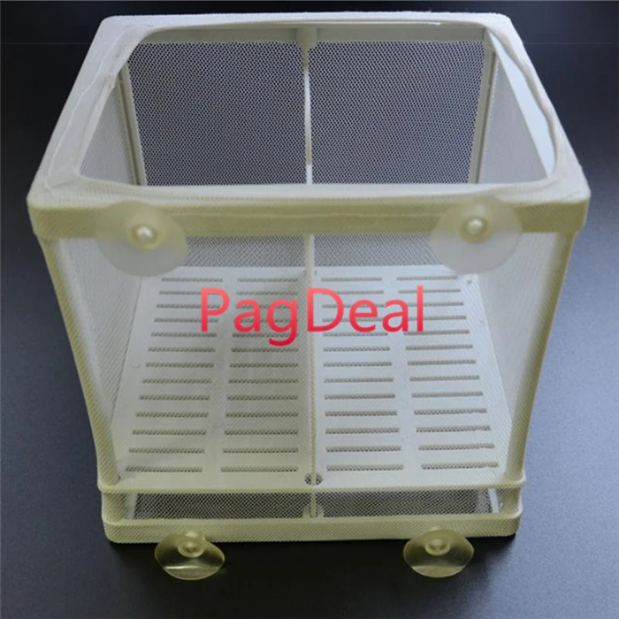 Fish Tank Aquarium Breeding Box Net Hatchery Fry Trap Float Breeder Box Isolation newborn Baby Nursery House