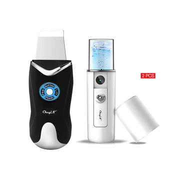 

Blue Light Blackhead Removal Exfoliat Pore Face Skin Care Tools Skin Scrubber Lifting Firming+Nano Face Mist Moisture Sprayer