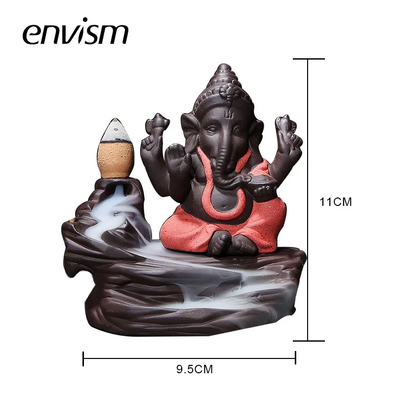 ENVISM курильница Бог слон эмблема благоприятный и успех керамическая курильница креативный домашний декор encensoir porte encens