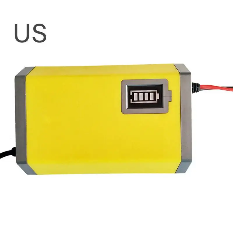 Smart Car Motorcycle Battery Charger 12V 6A Car Battery Charger Reverse Short Circuit Protection Full Self-Stop Marquee Display
