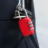Чемодан с тремя цифрами и паролем, комбинированный чемодан с висячим замком, металлический кодовый замок для багажа, противоугонные замки с... ► Фото 3/6