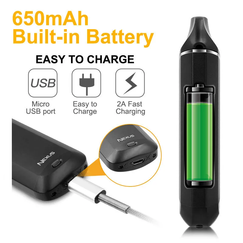 E Cig Vape Kit Vaporesso Nexus AIO 650mah Built-in Battery 2ML Capacity Palm MTL Electronic Cigarette Device Use NX 1.0ohm Coil