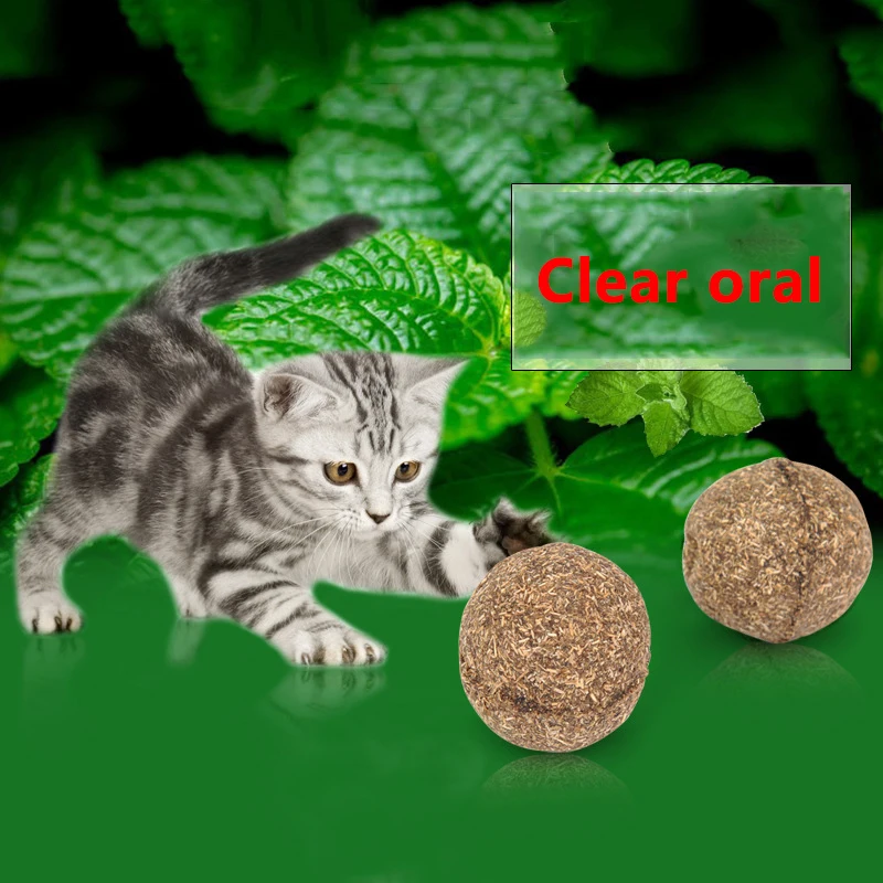 Sale Pet Cat Natural Catnip Treat Ball Favor Home Chasing Toys Healthy Safe Edible Treating Cleaning Teeth | Дом и сад