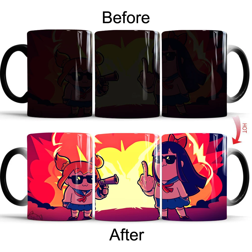POP TEA M EPIC цветные кружки-трансформеры кофейная керамическая молочная кружка