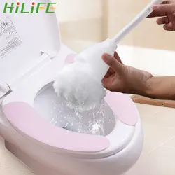 HILIFE чехол для унитаза очиститель туалетный ершик для туалетной щетки мягкий полиэстер кисть обрастания унитаз очистки инструмент