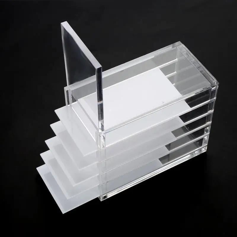 

5 Layers False Eyelash Storage Box Acrylic Lashes Storage Box Cosmetic Eyelashes Display Rack Eyelash Extension Display Holder