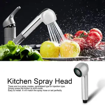 

ABS Electroplating Faucet Nozzle Bathroom Tap Filter Adapter Pull-out Shower Spray Head Replacement Part Kitchen Mix Tap Spayer