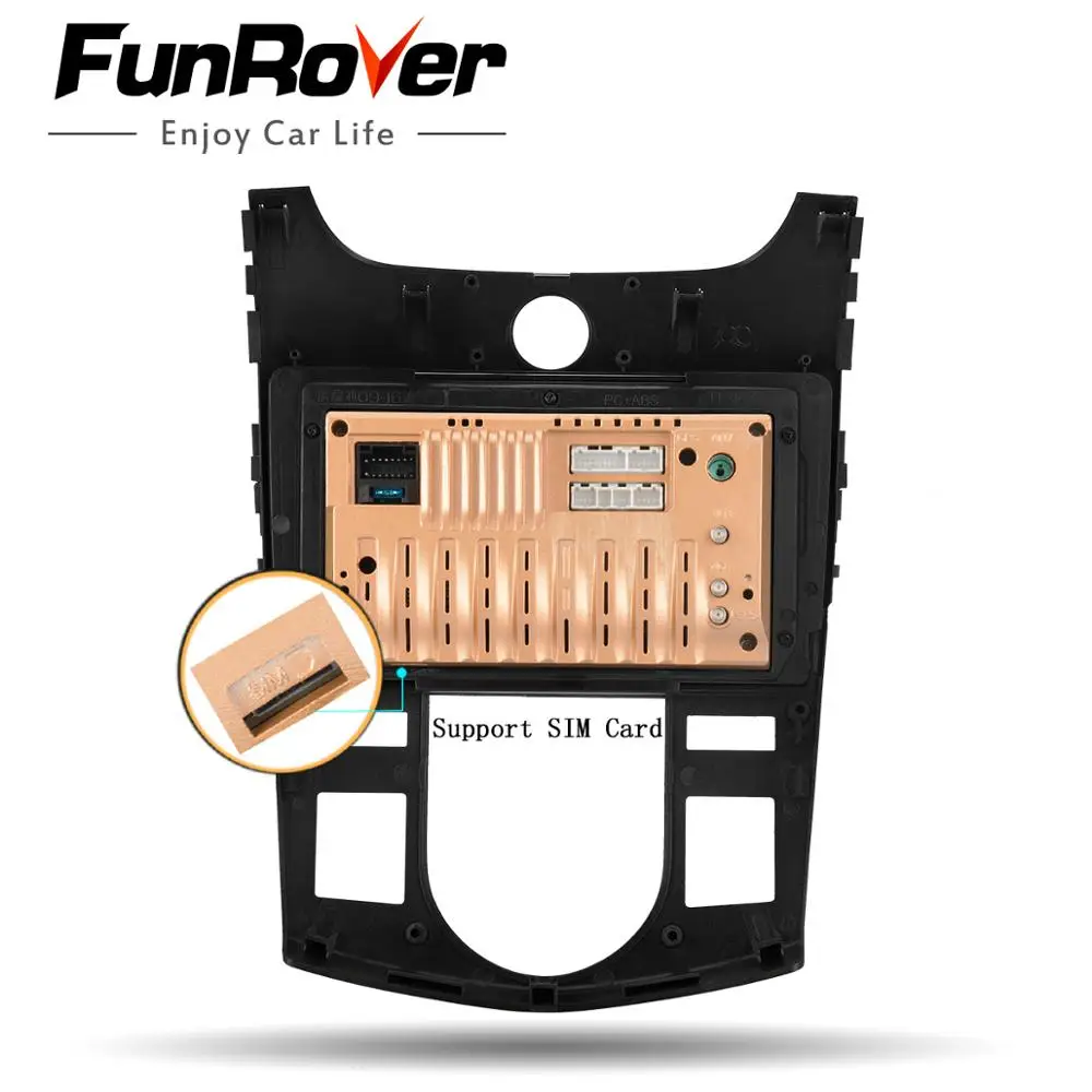 Perfect Funrover 8 Core Android 9.0 car dvd gps multimedia player For KIA Cerato 2 2008-2013 dvd navigation radio video audio player 5