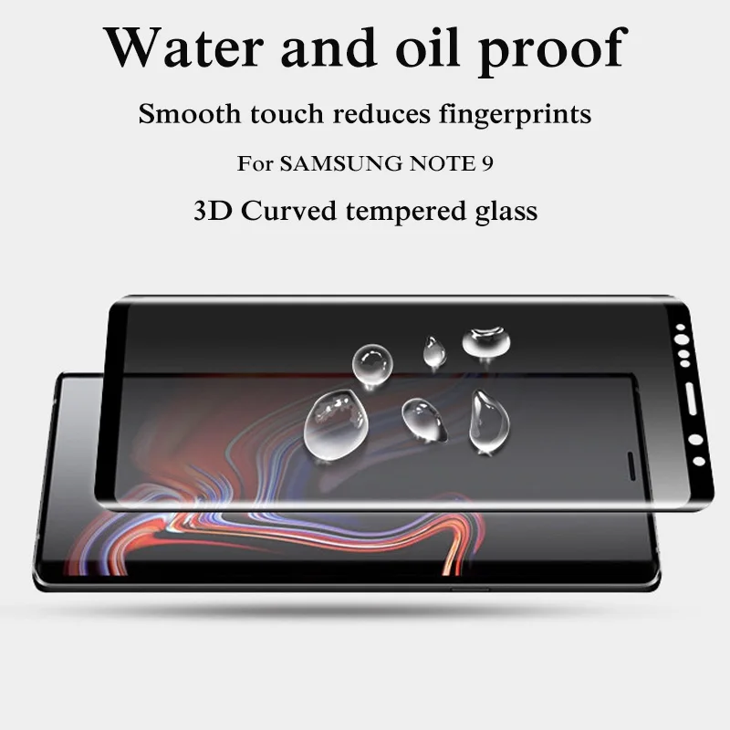 3D полное покрытие конфиденциальности антибликовое стекло для SAMSUNG Galaxy note8 note9 S8 S9