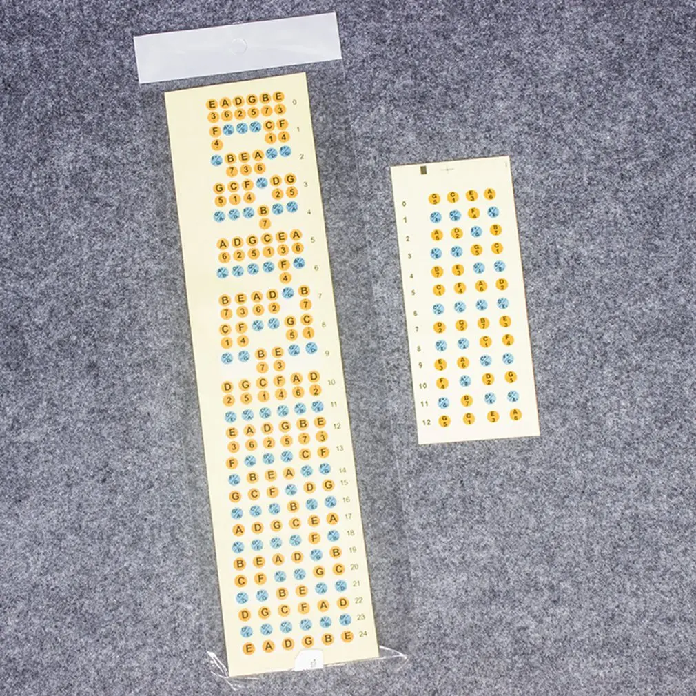 

Ukulele Scale Sticker Paster Label On Neck Fretboard For Learning Beginner Guitar Musical Instruments Accessories part