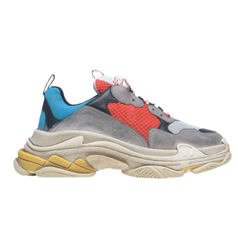 

Genuine Leather Ins Super Fire Women's Shoes Fashion Style Mixed Colors Platform Sneakers Luxury Women Shoes