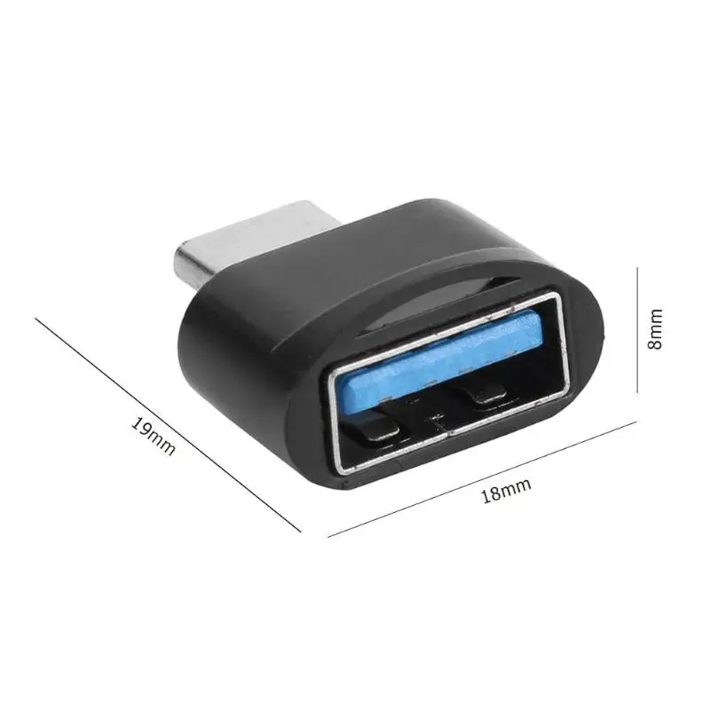 ALLOYSEED Type C OTG адаптер Разъем штекер USB Женский конвертер для планшетного
