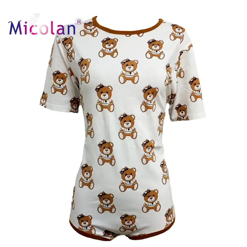 teddy bear romper onesie