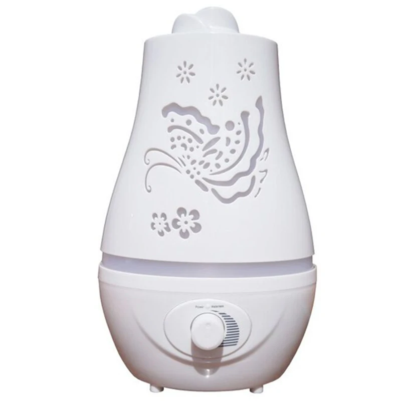 

Eu Plug 2.4L Air Humidifier Aroma Diffuser 4 Color Led With Carve Essential Oil Diffuser Mist Maker For Home Office Baby Room